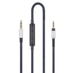 Audio Replacement Cable with in-Line Mic Remote Volume control Compatible with Sennheiser HD4.40, HD 4.40 BT, HD4.50, HD 4.50 BTNC, HD4.30i, HD4.30G Headphone and Compatible with Samsung Galaxy Huawei