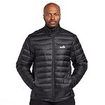 Peter Storm Men's Loch Down Insulated Jacket with Water Repellent Fabric, Packable Jacket, Winter Coats for Men, Black, UK Size M