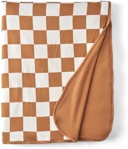 Little Sleepies Cloud Blanket, 65" x 85", Oversized, Caramel Checks