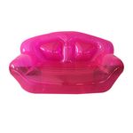 Inflable Pink Double Person Sofa