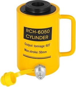 Vevor 60T 2 Inch Hydraulic Cylinder Jack Hollow Single Acting Hydraulic Ram Cylinder 50mm Hydraulic Lifting Cylinders for Riggers Fabricators (60T 2 Inch Hollow): Industrial & Scientific