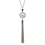 Irish Threepence Coin Tassle Pendant Necklace