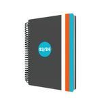 Collins Debden Delta Academic 2023-24 A5 Day To Page Mid Year Diary Planner School, College or University Term Journal - August 2023 to August 2024 - Blue - FP51M.60-2324