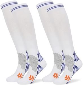 Odtmger Compression Socks (2/3 Pair) for Men and Women 20-30 mmHg Compression Stockings Circulation for Cycling Running Support Socks