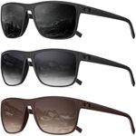 QALLY Polarized Sunglasses Men Ligh