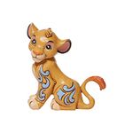 Enesco Disney Traditions by Jim Shore The Lion King Young Simba Miniature Figurine, 3.125 Inch, Multicolor