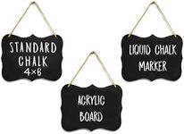 3 Small Chalkboard Hanging Signs Ac