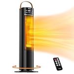 26" Electric Heater, Grelife 1500W 