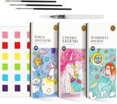 Watercolor Painting Coloring Books 