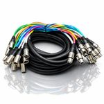 Seismic Audio-SARLX-16x25-16 Channel XLR Snake Cable-25 Feet Long-Pro Audio Snake for Live, Recording, Studios, and Gigs-Patch, Amp, Mixer, Audio Interface 25-Feet