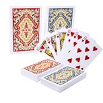 SWINILAYA Waterproof Poker Cards - 2 Decks PVC Standard Playing Cards Set, 54 Card Deck, Poker Cards Plastic