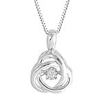 Diamond Pendant Necklace Sterling S