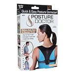 POSTUREDOCTOR Posture Corrector and Back Straightener for Men and Women, Lightweight and Comfortable, Anti-Odor Fabric Adjustable Straps For All Body Types - As Seen On TV