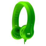 Hamilton Buhl Kids-GRN Flex-Phones Single Construction Foam Headphones - Green, Kindergarten Grade to 3 Grade