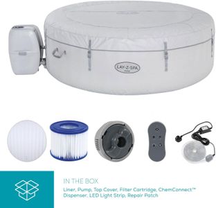 Lay-Z-Spa Paris AirJet Hot Tub – 4-6 Person Inflatable Spa