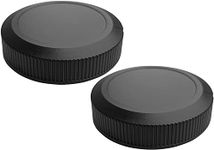 RF Rear Lens Cap Cover for Canon EOS R100 R50 R10 R8 R7 R6 R6 Mark II R5 R5C R3 R RP More Canon RF Mount Camera(for Accessories),HUIPUXIANG [2 Pack]