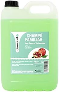 Desmabel Champú Familiar con Esencia de Granada, Champú Garrafa, Champú Profesional Peluquería, Sin Parabenos, Ph 5.5, Uso Diario. Formulación Suave, 5000 Ml