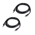 Euogeudel 2PCS 4.9ft 12V 3A PD Trigger USB Type C Male Input to DC 5.5 x 2.5mm Male Power Cable