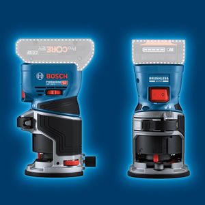 Bosch 18V Cordless Router – Compact Handheld Woodworking Tool