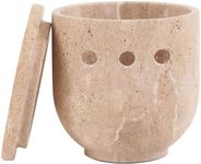 SPESHSTONES Travertine Garlic Keepe