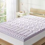 Mattress Queen Mattress Topper - 3 Inch 5-Zone Memory Foam Bed Topper with Lavender Infused Cooling Mattress Pad, Queen Size