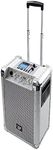 Pyle White 400 Watt Outdoor Portable Wireless PA Loud speaker System with Rechargeable Battery, Auxiliary RCA jack for ipod, Microphone Jack, USB / SD Reader, Wheels Gain and DJ Controls - PCMX265W