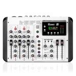 Audio Array 6-Channel Hybrid USB Summing Mixer | 4 Analog & 2 Digital Channels |192kHz/24Bit OTG Recording| 99 DSP FX| BT Connectivity | 2XLR Mic Inputs |Phantom Power| Hi-Z & Headphone Monitoring |M6