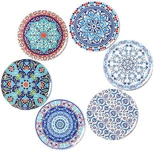 BOHORIA® Premium Design Dessous de Verre Soucoupe Café Thé Cadeau Verre Boho Orient Mandala Orient (Orient)