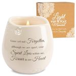 Pavilion Gift Company 19195 Heart - 100% Soy Wax Candle Scent 8 oz Tranquility Cream