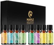 Pure Essential Oil Set for Diffuser - Aromatherapy Essential Oils for Diffusers for Home Travel and Self Care with High Grade Essential Oils for Hair Skin and Nails - Oil Diffuser Essential Oils Set