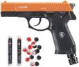 Lancer Tactical Scorpion 0.5 Caliber Non-Blowback Air Pistol - Less Lethal, Ideal for Home and Personal Defense, Police-Grade Pepper Ball Gun-Package/Single (Orange Package)