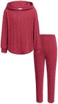 Arshiner Girl's Sweaters Set 2 Piece Outfits Knit Pants Set Cute Pullover Sweatshirt and Sweatpants Girls Clothes Set