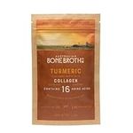 ABBCo Beef Bone Broth Concentrate Powder with Turmeric, Collagen Peptides, Ginger - Gut Friendly, 16 Amino Acids, instant healthy broth.