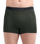 FREECULTR Men's Underwear Anti Bacterial Micromodal Airsoft Trunk - Non Itch No Chaffing Sweat Proof - Size 2XL Pack of 1-Seaweed Green