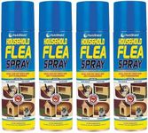 4 x Flea Spray For The Home | Kills Fleas Instantly | Household Flea Treatment For House Cat Dog Pet Beds Carpet (Pack of 4)