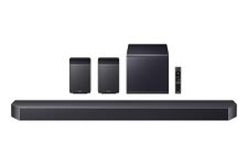 Samsung 756 W True 11.1.4 ch Full Surround Soundbar with Wireless Dolby Atmos | Center-Up-Side-Front Wide-firing Speakers | Alexa | Wi-Fi | HDMI eARC | Optical In | Bluetooth (HW-Q990H/XL,Titan Black)