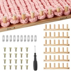 Chunky Yarn Loom for Blankets, Adjustable Portable Extra Loom,72inch