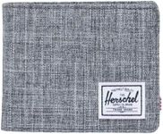 Herschel Unisex's ROY COIN RFID Wallet, Raven Crosshatch, One Size