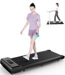 Walking Pad Treadmills for Home, Ultra Slim Under Desk Treadmill, Installation-Free with 1-10kmph, Remote Control and LED Display for Office Home Use (Black)