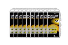 Duracell Activair Hearing Aid Batteries: Size 10 (80 Batteries)