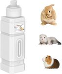 Salcod 42 oz Rabbit Water Bottle, No Drip Bunny Water Dispenser for Rabbits, Hamster, Guinea Pigs, Ferrets, Birds, Mouse, Rats, Other Small Animal Pet No Leak Easy Mount Drinker