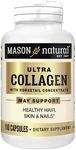 MASON NATURAL, Ultra Collagen Beauty Formula Capsules, 100-Count Bottle, Dietary Supplement Made with 100% Pure Collagen Supports Healthy, Flexible and Strong Skin and Tissue