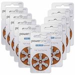 Power One p312 OEveuh Hearing Aid Battery, 60 Count (2 Units)