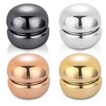 4 Pieces Hijab Magnetic Pins Strongest Commercial Magnetic Hijab Buttons Magnetic Scarf Pins for Women Clothing Scarf, 4 Colors