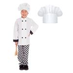 Fun Shack Chef Costume For Kids, Kids Chef Costume, Chef Outfit For Kids, Chef Costume Boys, Chef Kids Costume, Small