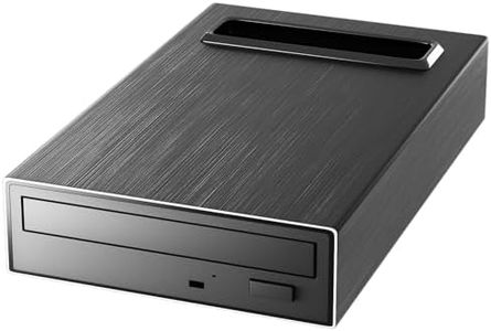 mthstec 4 in 1 External Blu Ray Drive, 16x USB 3.0 and Type-C External Bluray Drive, Multi-Function Fast-Charging Desktop BD/CD/DVD Burner/Read with HDD Enclosure USB HUB for Both Mac/PC