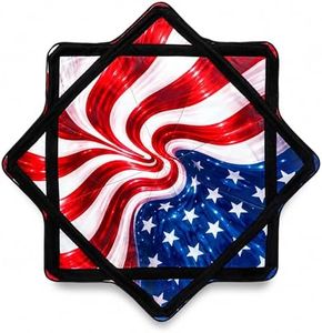 Lnseo Flow Star Beginner to Pro Spinning Cloth Flow Toy – Colorful Juggling Prop, 24.4 Inch 300 Grams, Flow Star Style (Red/Blue)