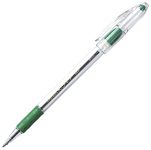 Pentel R.S.V.P. Ballpoint Pen, 1.0mm Bold Point, Green Ink, Box of 12