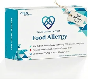EqualDx Food Allergy Test for Adults & Kids- Clinical-Grade Accuracy, IgE Antibody Testing for Major Food Allergens, Real Serum Sample, Painless Collection