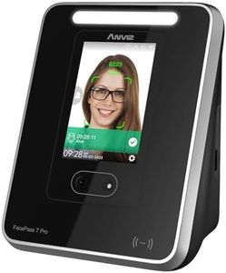 ANVIZ FacePass 7 Pro Cloud-Based Time Clock with Face, RFID, PIN - Free Cloud Software - Biometric Clock In and Out Machine For Employees Small Business - Support Door Access, Touchscreen, 2.4GHz WiFi